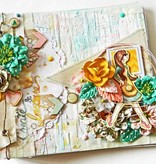 Prima Marketing und Petaloo Stoffer blomster fra Prima Marketing, 4 stykker, Oceana