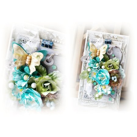 Prima Marketing und Petaloo Stoffen bloemen door Prima Marketing, 4 stuks, Oceana