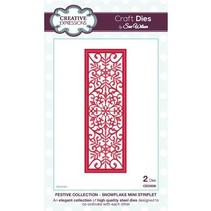 Punching and embossing stencil The Festive Collection - Snowflake Mini Striplet