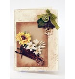 Embellishments / Verzierungen Die cut sheet with garden accessories from card stock, A4