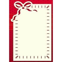 Luxury card placer, 3 pieces, 10 x 15cm