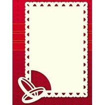 Luxury card placer, 3 pieces, 10 x 15cm