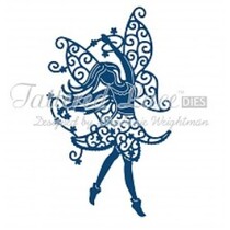 Og preging mal, Tattered Lace, punsj mal Elfe størrelse ca 69 x 118 mm