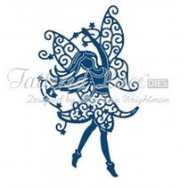 Stamping and punching template, Tattered Lace, punch template Elfe size approx 69 x 118 mm