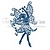 Tattered Lace Stamping and punching template, Tattered Lace, punch template Elfe size approx 69 x 118 mm