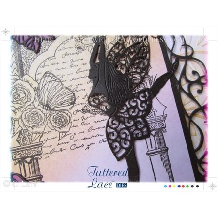Tattered Lace Matriçage et estampage modèle, en lambeaux dentelle, Fée Graceful