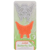 Stamping and embossing stencil of Tonic, stencil + stamp, butterfly Juliet