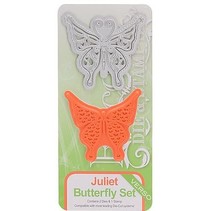 Stempling og prege sjablong av Tonic, sjablong + stempel, butterfly Juliet