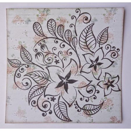 Joy!Crafts und JM Creation Gjennomsiktige stempler, blomster og blader