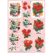 A4 Dufex-cut sheets: Christmas Bouquets
