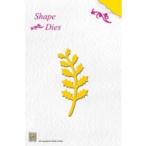 Punching and embossing template, branch