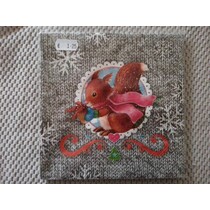 4 designer servietter for decoupage