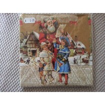 4 designer servietter til decoupage