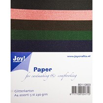 A4 Glitter papp
