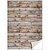 DESIGNER BLÖCKE  / DESIGNER PAPER 5 hojas de tarjetas con imitación madera, pared de madera, cartulina marrón con imitación madera, pared de madera, marrón
