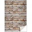 DESIGNER BLÖCKE  / DESIGNER PAPER 5 fogli cartoncini con finto legno, muro di legno, carta marrone stock con finto legno, muro di legno, marrone