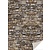 DESIGNER BLÖCKE  / DESIGNER PAPER 5 ark karton med sten udseende, natursten, brun