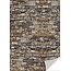 DESIGNER BLÖCKE  / DESIGNER PAPER 5 ark kartong med stein utseende, naturstein, brun