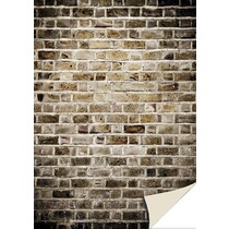 5 ark karton med sten look, mur, gamle