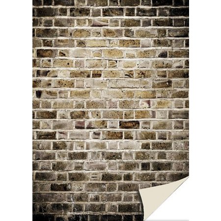 DESIGNER BLÖCKE  / DESIGNER PAPER 5 vel karton met stenen look, bakstenen muur, oude