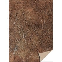 5 sheets card stock leather, dark brown