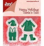 Joy!Crafts und JM Creation Stempling og Prægeskabelon, Santa Claus tøj
