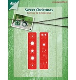 Joy!Crafts und JM Creation Stampen en Embossing stencil, kerstversiering voor Kranz (Kh428759-6002 / 2039)