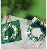 Joy!Crafts und JM Creation Stampen en Embossing stencil, kerstversiering voor Kranz (Kh428759-6002 / 2039)