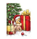 Wild Rose Studio`s Limpar carimbos, peluche com presente