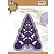 Precious Marieke Stamping and Embossing stencil, christmas tree, Glamorous Christmas