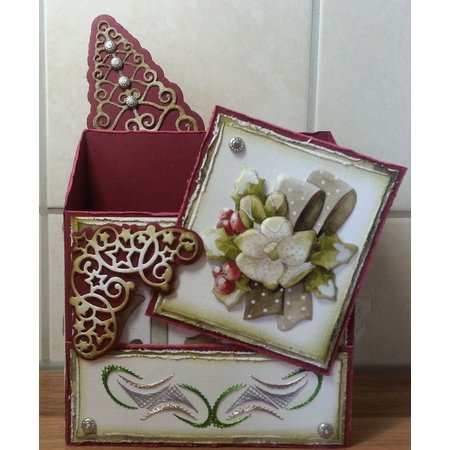 Precious Marieke Stanz- und Prägeschablone, Weihnachtsbaum, Glamorous Christmas