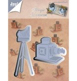 Joy!Crafts und JM Creation Stamping and Embossing stencil, Joy Crafts, camera on stand, Zauberlaterne