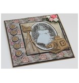 Joy!Crafts und JM Creation Stamping and Embossing stencil, Joy Crafts, camera on stand, Zauberlaterne