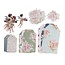 Tilda Beautiful Tilda Paper Tags Painting Flowers ... fantastic!