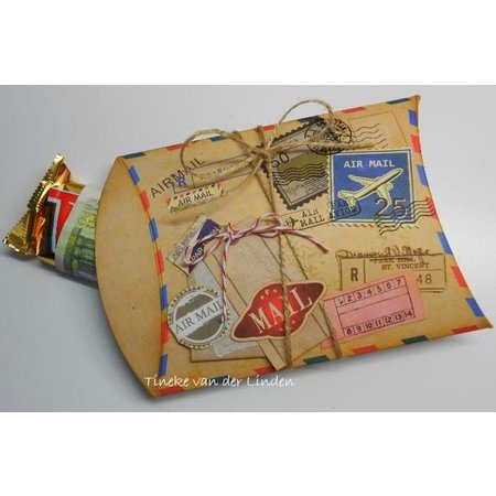 Marianne Design Transparente Stempel, Eline's Huis Airmail