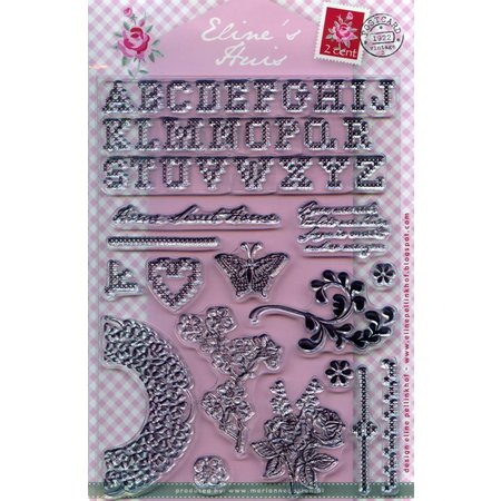 Marianne Design Transparante stempels, Eline's Huis Kreuzstitch