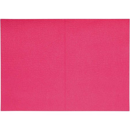 KARTEN und Zubehör / Cards Briefkarte, Größe 10,5x15 cm,pink/rosa, 10 Stück