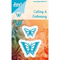Stampaggio e goffratura stencil, Gioia Crafts, Farfalle