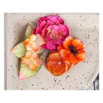 Flowers and leaves from Prima Marketing, 9 pieces
