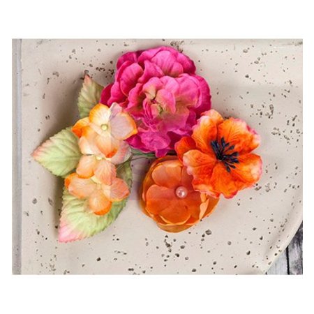 Prima Marketing und Petaloo Flowers and leaves from Prima Marketing, 9 pieces