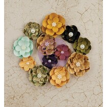 Blomster fra Prima Marketing, Papir Blomster Fortell Time, 12 blomster
