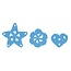 Marianne Design Stampen en Embossing stencil, Marianne Design, Motief: Bloemen gehäckelte