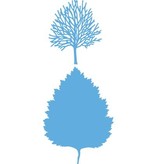 Marianne Design Estampado y Repujado plantilla, Marianne Diseño, Diseño: contorno del árbol Árbol +