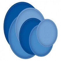 Spellbinders Stempling og Embossing stencil, metal stencil Store Nestabilities, ovaler store