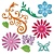 Spellbinders und Rayher Spellbinders stampaggio e goffratura stencil, Shapeabilities metallo stencil