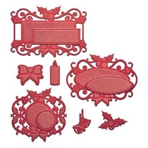 Stamping and embossing stencil