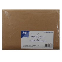 Kraft - Kaart 10,4x15,2 / Envelope C6