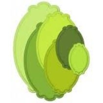 Spellbinders Stamping and Embossing stencil, Spellbinders nestabilities, Labels Ten