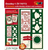 Exlusiv Bastelset with card layouts and embossed sticker