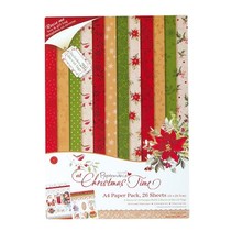 Designerblock, A4 Paper Pack, At Christmas Time